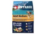 ONTARIO Adult Medium Fish & Rice (2,25kg) 