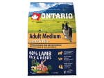 ONTARIO Adult Medium Lamb & Rice (2,25kg) 