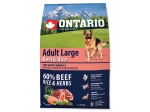ONTARIO Adult Large Beef & Rice (2,25kg) 