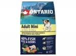 ONTARIO Adult Mini Fish & Rice (2,25kg) 