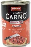 GRANCARNO Senior - kuře, krůtí srdce 400g